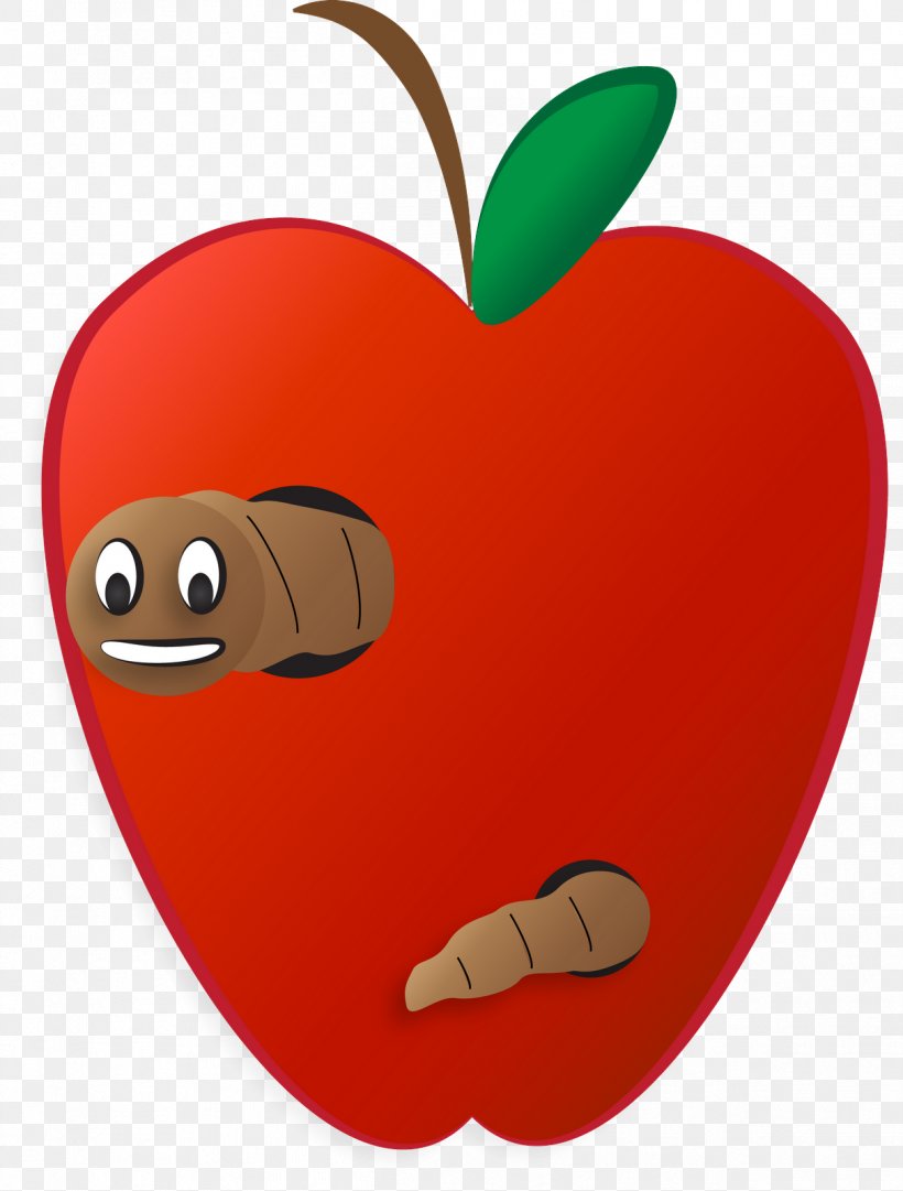 Cartoon Fruit Red Clip Art Apple, PNG, 1213x1600px, Cartoon, Apple, Fruit, Heart, Plant Download Free