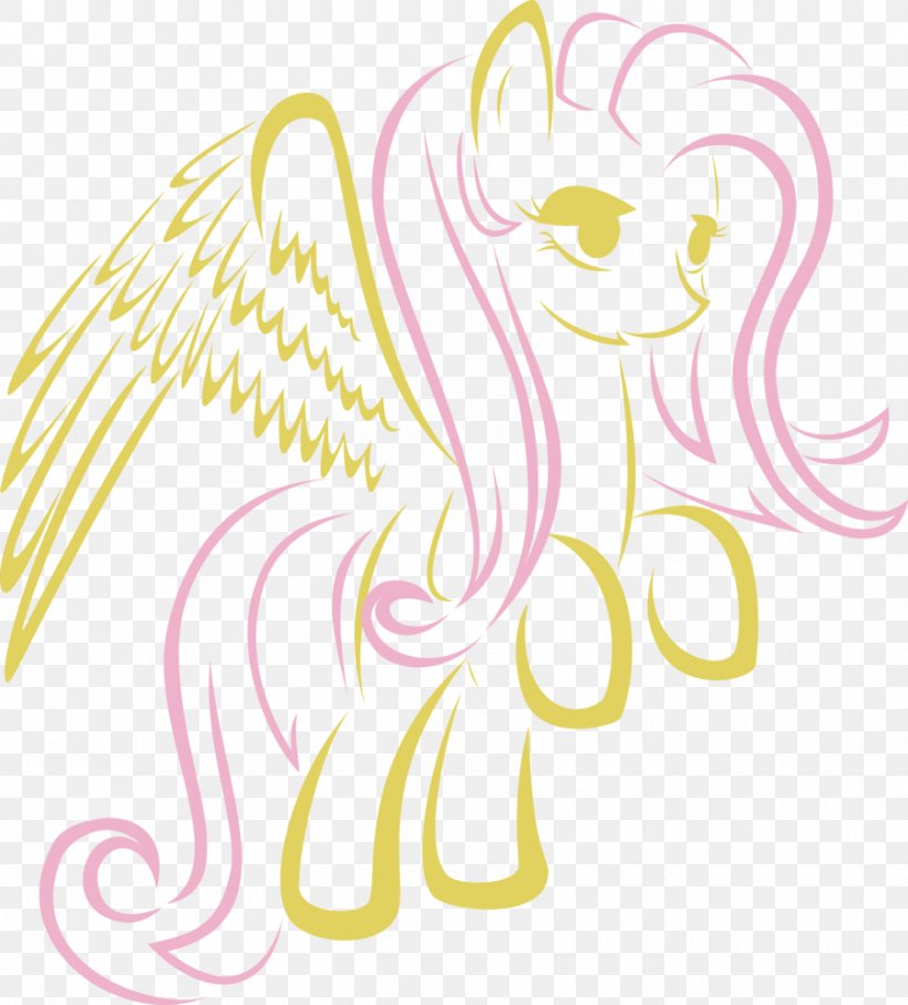 Fluttershy Drawing Graphic Design, PNG, 900x996px, Watercolor, Cartoon, Flower, Frame, Heart Download Free