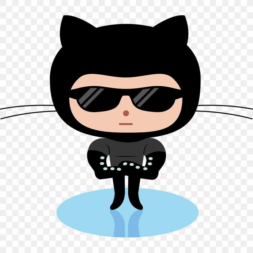 GitHub Inc. Source Code Version Control, PNG, 896x896px, Github, Black, Carnivoran, Cartoon, Cat Download Free