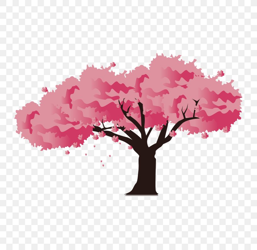 Japan Cherry Blossom Illustration, PNG, 800x800px, Japan, Architecture, Blossom, Branch, Cartoon Download Free