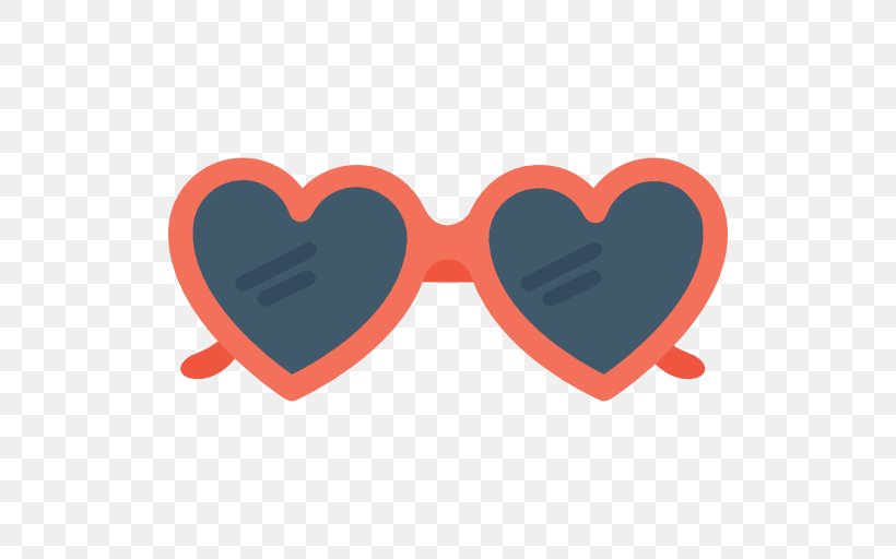 Sunglasses, PNG, 512x512px, Glasses, Eyewear, Goggles, Heart, Red Download Free