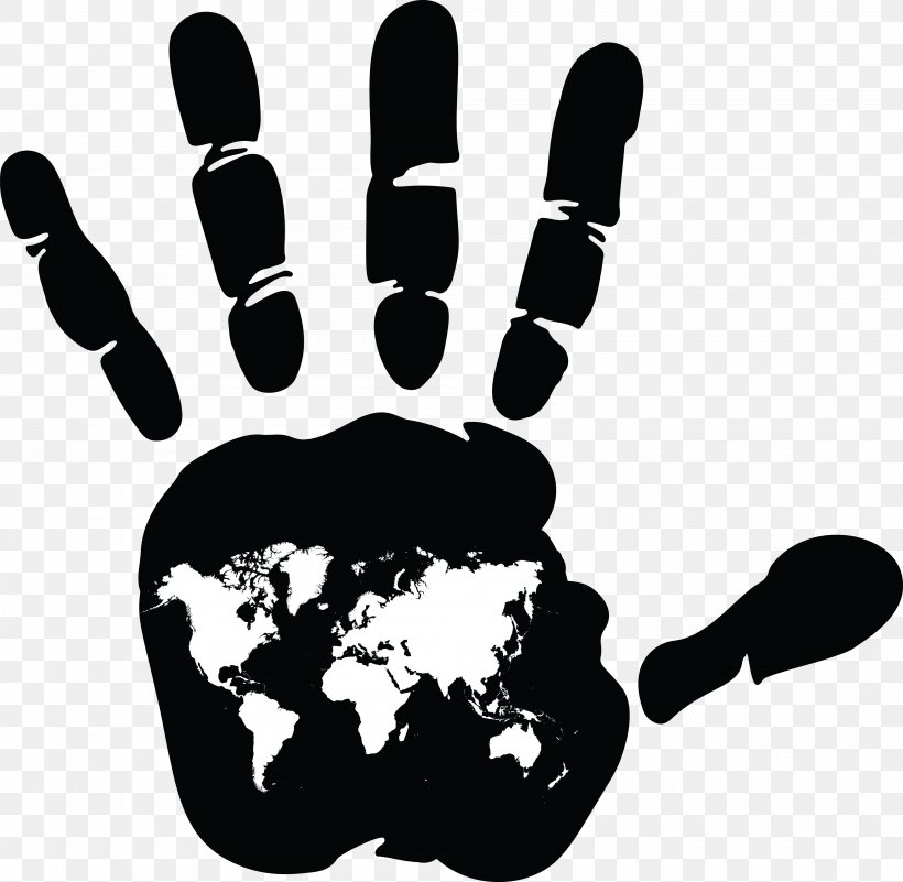 World Map Clip Art Vector Graphics, PNG, 4000x3911px, World, Black And White, Finger, Hand, Human Behavior Download Free