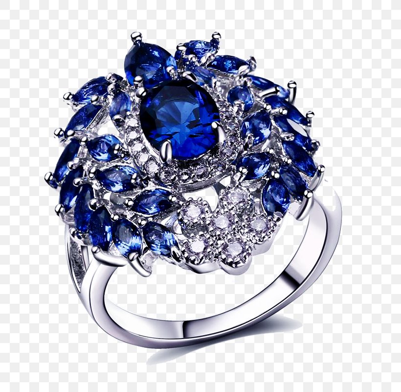 Engagement Ring Cubic Zirconia Jewellery Wedding Ring, PNG, 800x800px, Ring, Bling Bling, Blue, Body Jewelry, Cobalt Blue Download Free