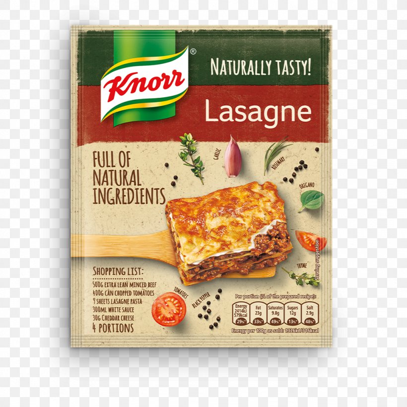 Lasagne Bolognese Sauce Gravy Pasta Knorr, PNG, 1024x1024px, Lasagne, Aromat, Bolognese Sauce, Cheese, Convenience Food Download Free