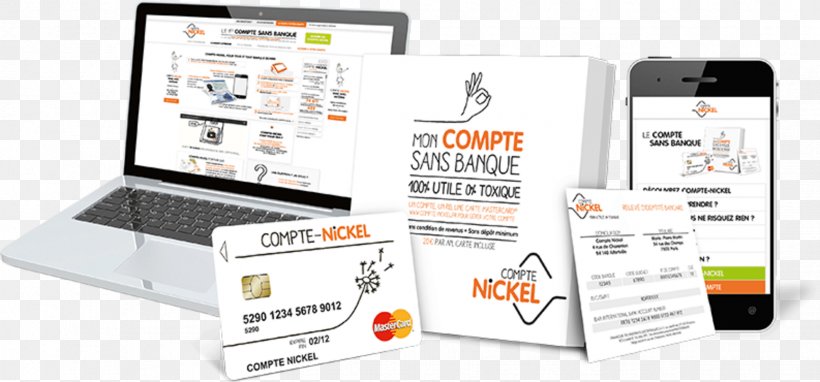 Compte Nickel Bank Account Crédit Agricole Payment, PNG, 1732x808px, Bank, Bank Account, Branch, Brand, Communication Download Free
