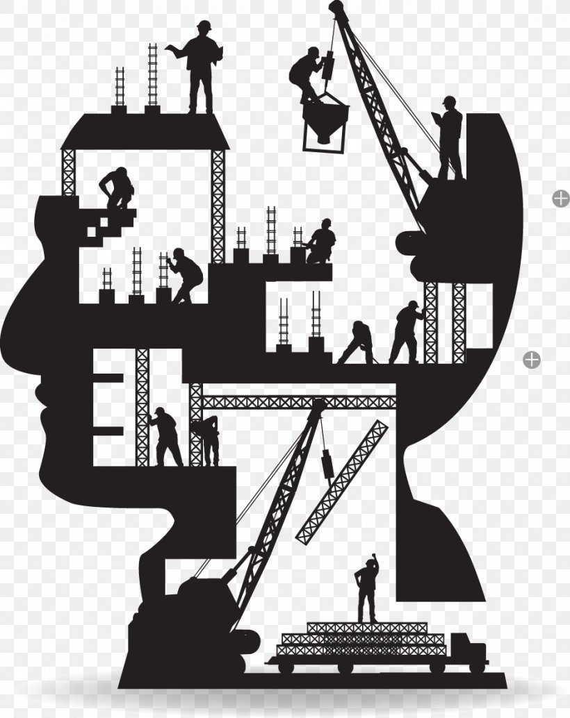 Architectural Engineering Building Construction Worker Silhouette, PNG, 935x1180px, Architectural Engineering, Architecture, Art, Black And White, Building Download Free
