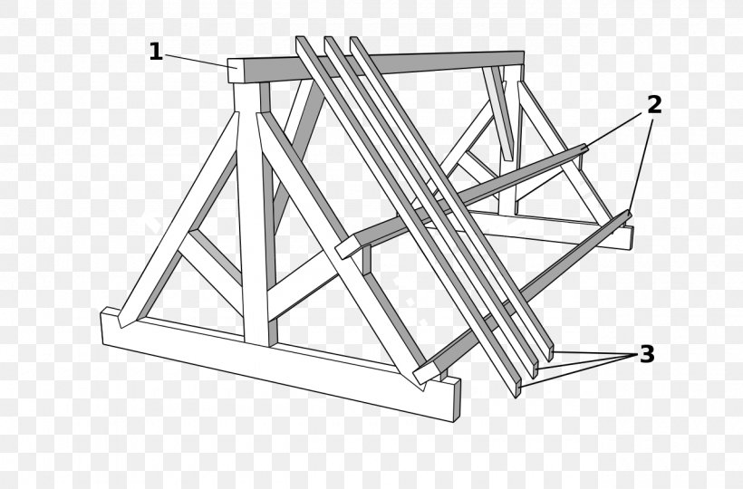 Timber Roof Truss Rafter Construction, PNG, 1280x844px, Timber Roof Truss, Area, Black And White, Building, Construction Download Free