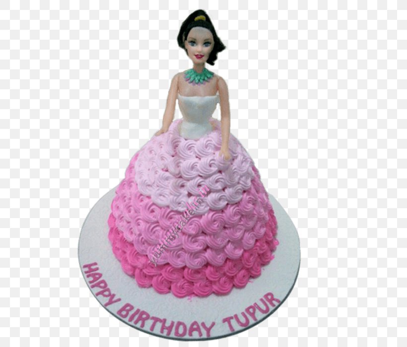 Birthday Cake Princess Cake Black Forest Gateau Cupcake Chocolate Cake, PNG, 700x700px, Birthday Cake, Barbie, Black Forest Gateau, Buttercream, Cake Download Free