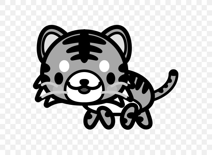 Tiger Black And White Bear Clip Art, PNG, 600x600px, Tiger, Animal, Bear, Big Cat, Big Cats Download Free