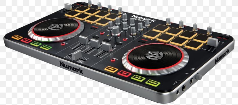 DJ Controller Disc Jockey Numark Industries Numark Mixtrack Pro III, PNG, 800x363px, Dj Controller, Audio, Audio Control Surface, Audio Equipment, Audio Mixers Download Free