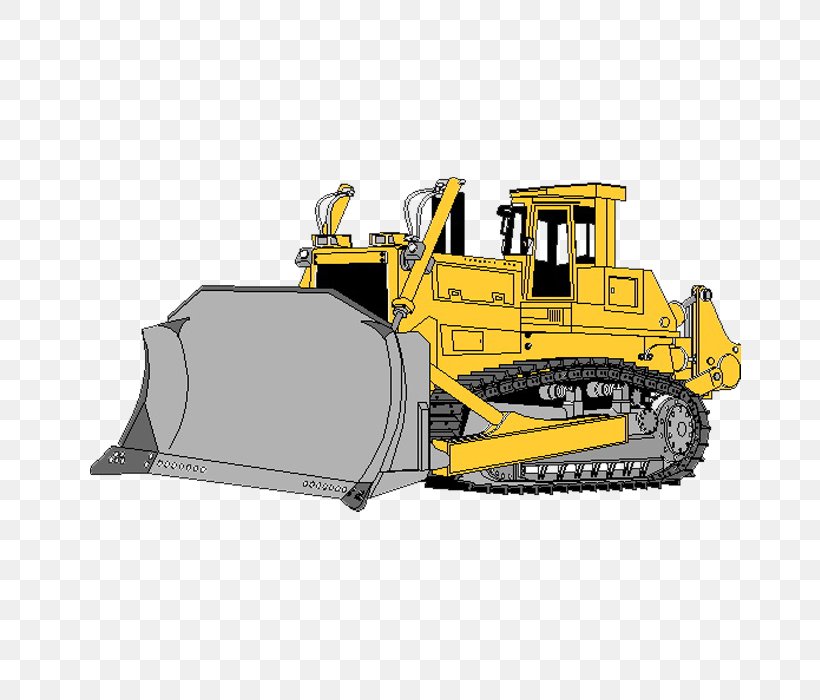 Bulldozer Heavy Machinery Clip Art Drawing, PNG, 700x700px, Bulldozer,  Animaatio, Cartoon, Construction Equipment, Drawing Download Free