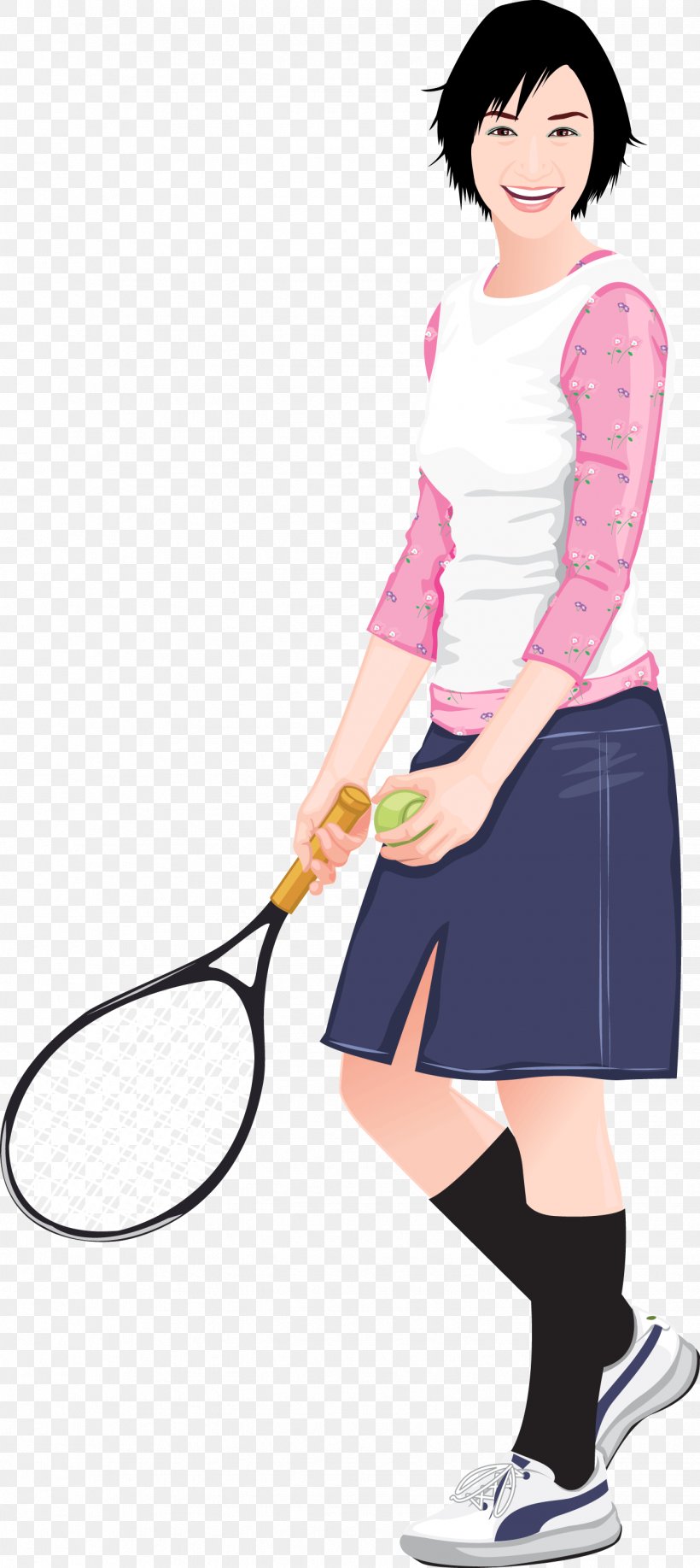 Euclidean Vector Tennis Sport Clip Art, PNG, 1337x2993px, Watercolor, Cartoon, Flower, Frame, Heart Download Free