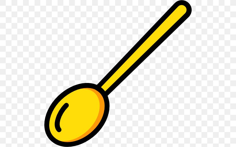 Yellow Spoon Clip Art, PNG, 512x512px, Yellow, Soup Spoon, Spatula, Spoon, Tablespoon Download Free