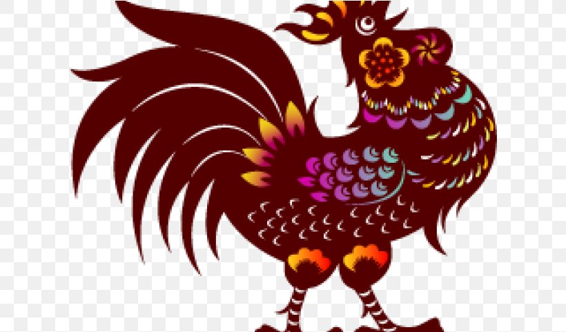 Chinese New Year Pig, PNG, 621x481px, Rooster, Astrology, Beak, Bird, Chicken Download Free