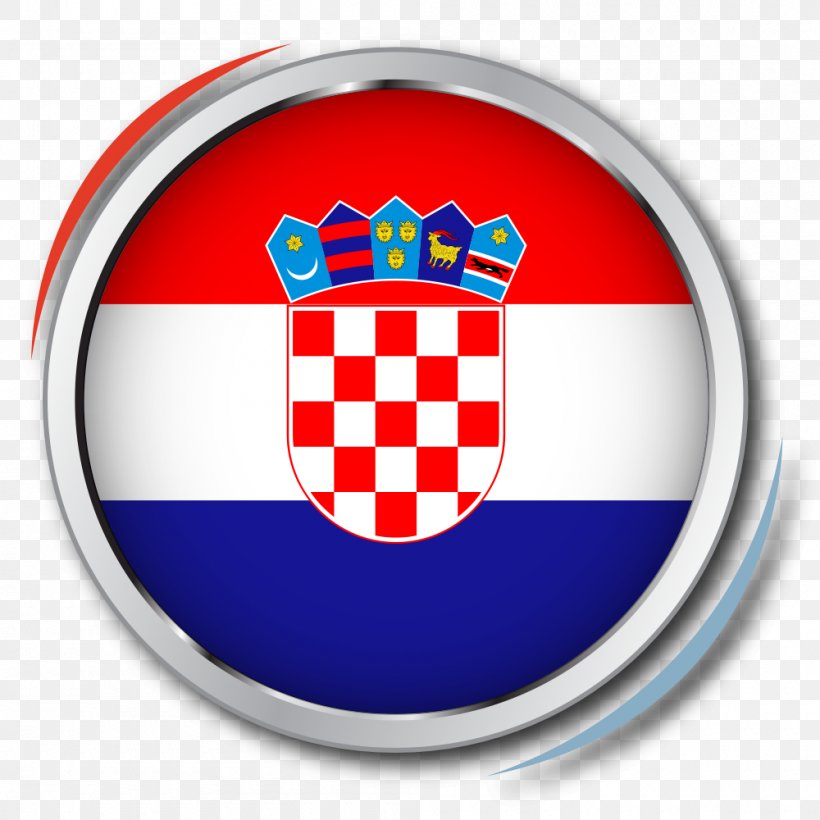 Flag Of Croatia Sticker Zazzle, PNG, 1000x1000px, Croatia, Badge, Ball, Brand, Bumper Sticker Download Free