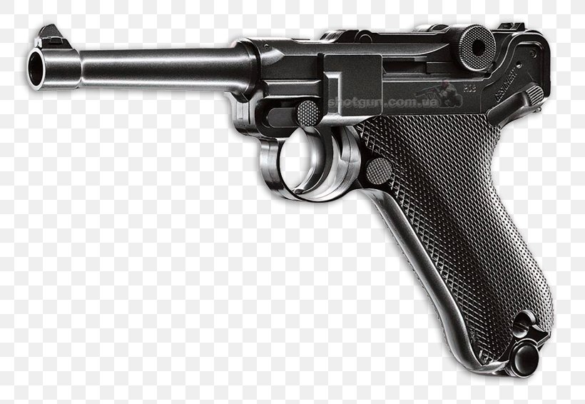 Air Gun Luger Pistol Firearm BB Gun, PNG, 800x566px, Watercolor, Cartoon, Flower, Frame, Heart Download Free