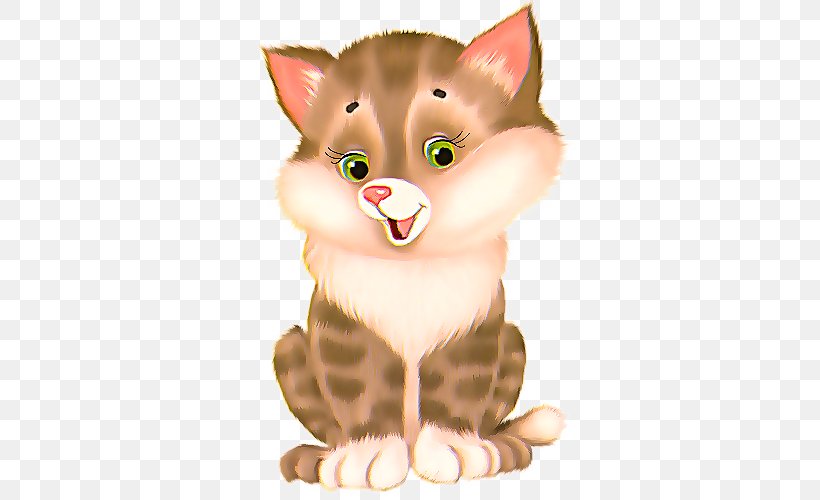 Cat Cartoon Whiskers Small To Medium-sized Cats Tabby Cat, PNG, 500x500px, Cat, Cartoon, Kitten, Nose, Small To Mediumsized Cats Download Free