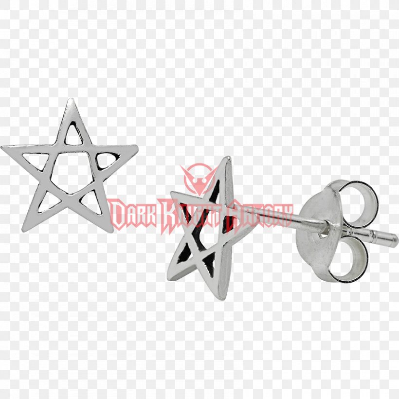 Earring Pentagram Sterling Silver Jewellery, PNG, 850x850px, Earring, Body Jewellery, Body Jewelry, Charm Bracelet, Charms Pendants Download Free