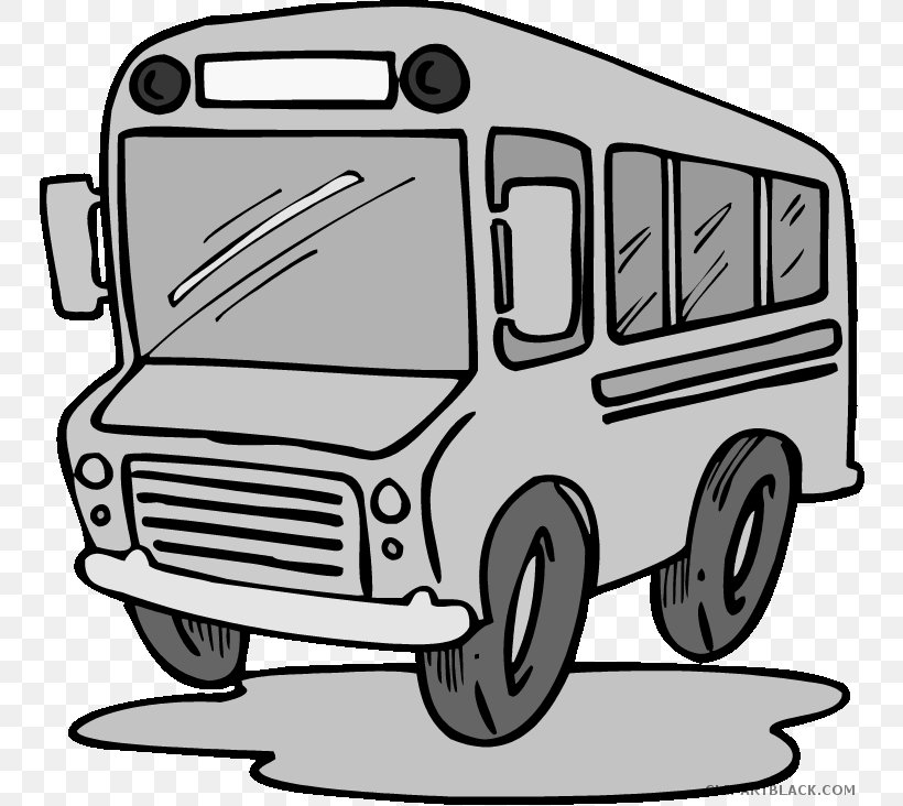 School Bus Clip Art Transport Image, PNG, 750x732px, Bus, Automotive Design, Black And White, Bus Driver, Car Download Free