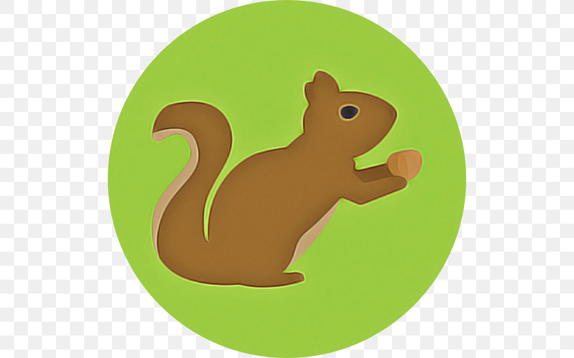 Squirrels Rodents Cartoon Green Tail, PNG, 512x512px, Squirrels, Biology, Cartoon, Green, Rodents Download Free
