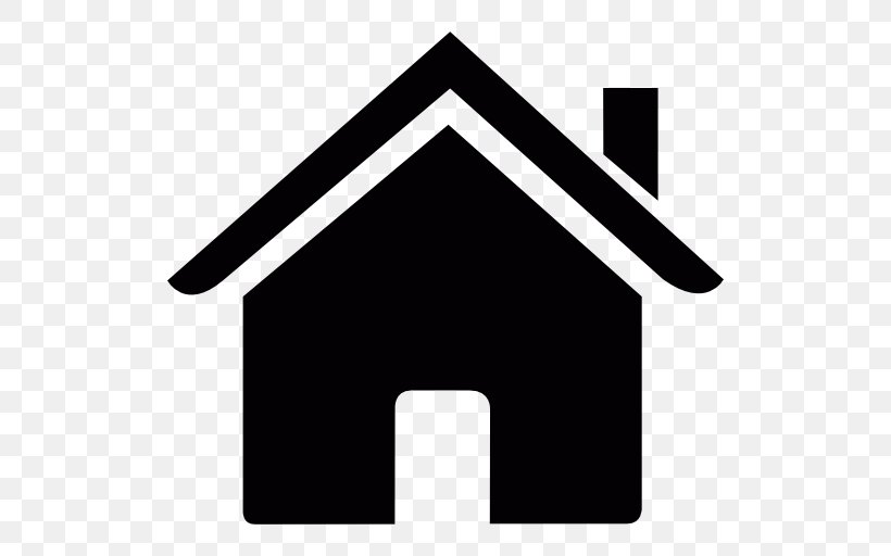 House Building Home, PNG, 512x512px, House, Apartment, Black, Black And White, Building Download Free