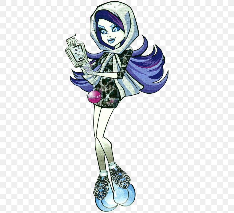 Frankie Stein Monster High Spectra Vondergeist Daughter Of A Ghost Lagoona Blue Doll, PNG, 368x748px, Watercolor, Cartoon, Flower, Frame, Heart Download Free