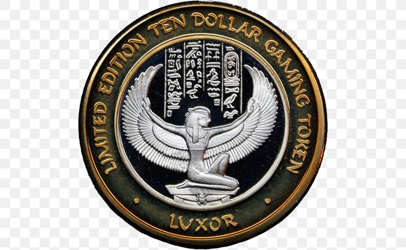 Luxor Las Vegas Coin Medal Silver Strike Court Liberty, PNG, 504x505px, Watercolor, Cartoon, Flower, Frame, Heart Download Free
