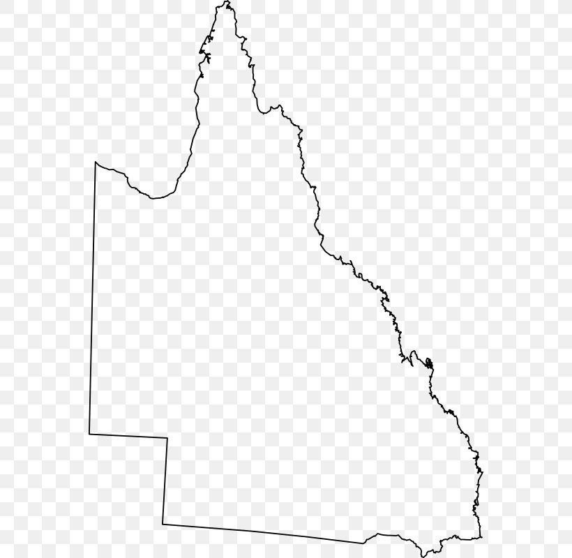 Queensland Blank Map Clip Art, PNG, 566x800px, Queensland, Area, Australia, Black, Black And White Download Free