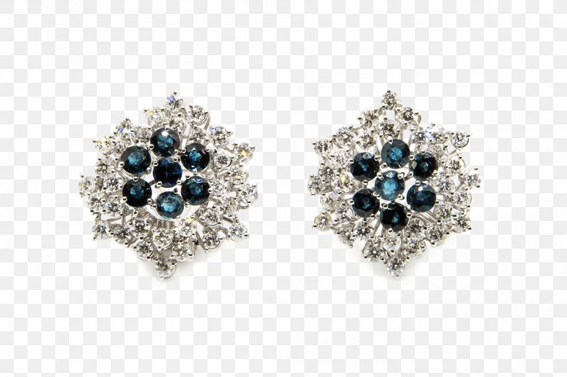 Sapphire Earring Diamond Jewellery, PNG, 2000x1333px, Watercolor, Cartoon, Flower, Frame, Heart Download Free