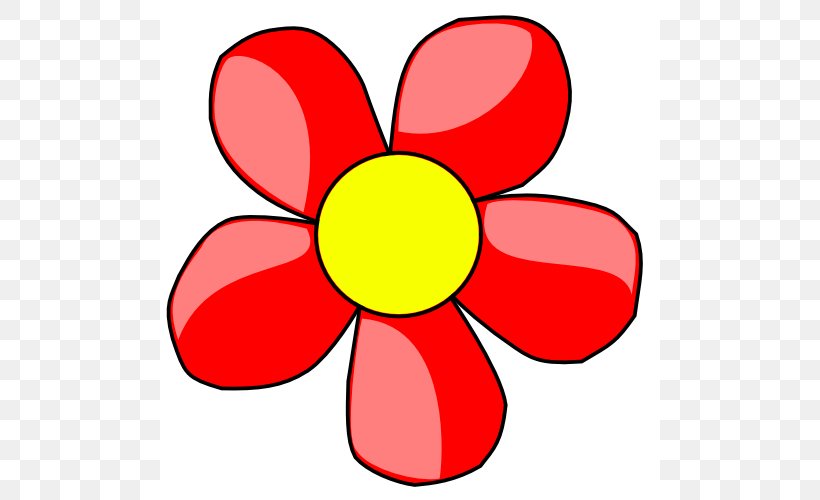 Flower Red Clip Art, PNG, 500x500px, Flower, Area, Art, Artwork, Cut Flowers Download Free