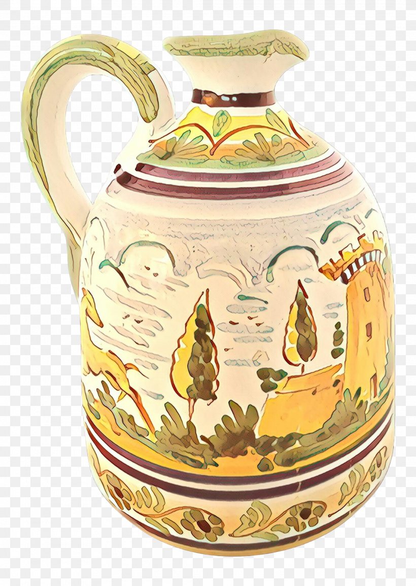 Jug Ceramic Vase Pitcher Pottery, PNG, 2129x3000px, Cartoon, Ceramic, Dishware, Earthenware, Jug Download Free