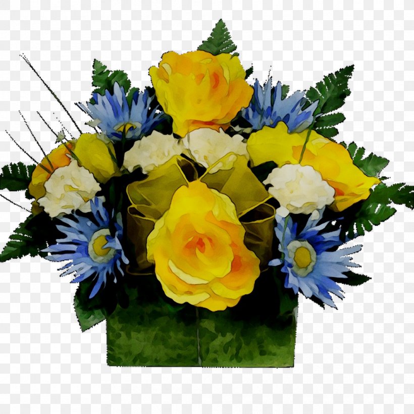 Rose Yellow Flower Bouquet Floral Design, PNG, 1062x1062px, Rose, Artificial Flower, Artwork, Blue, Bouquet Download Free