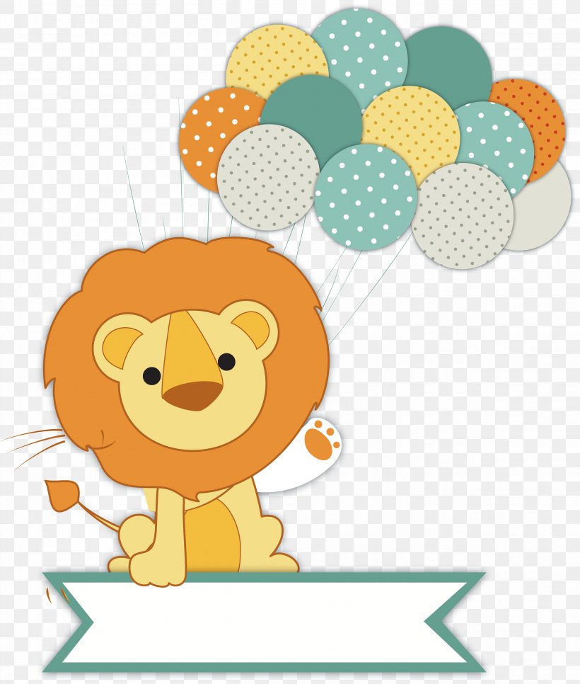 Wedding Invitation Lion Baby Shower Infant, PNG, 2497x2944px, Wedding Invitation, Area, Art, Baby Shower, Balloon Download Free