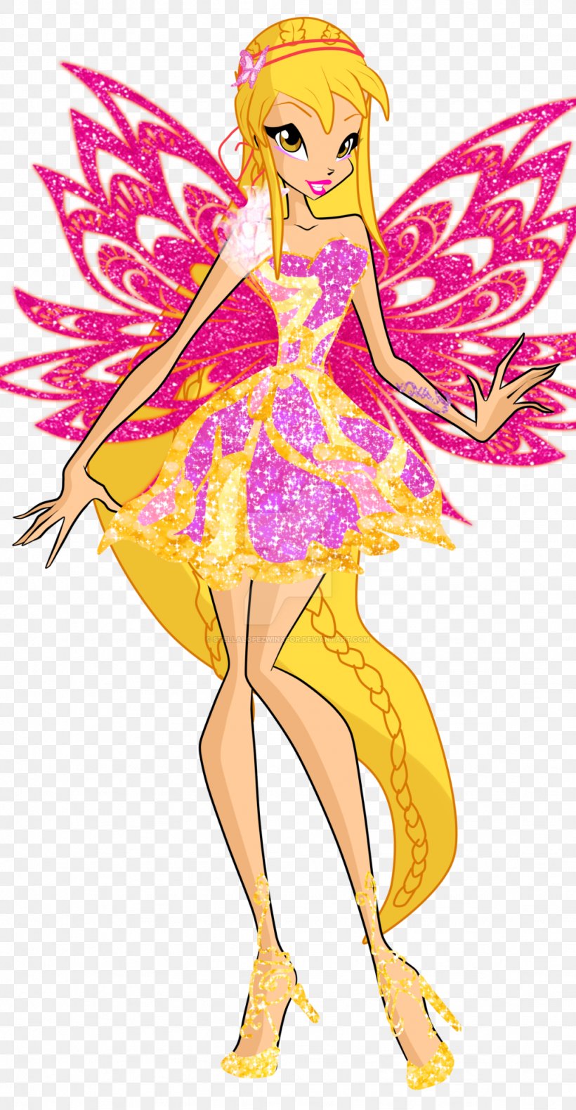 Stella Aisha Butterflix Sirenix, PNG, 1024x1973px, Stella, Aisha, Angel, Art, Barbie Download Free