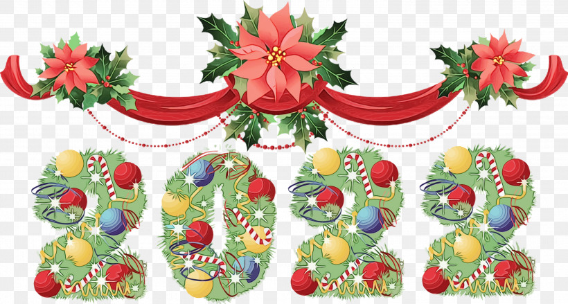 Floral Design, PNG, 3000x1608px, Watercolor, Bauble, Christmas Day, Christmas Ornament M, Floral Design Download Free