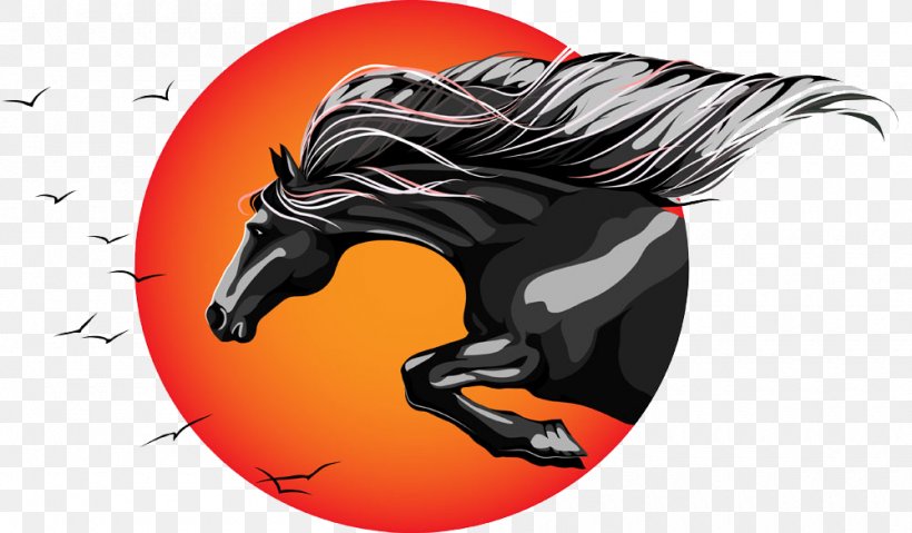 Horse Drawing, PNG, 1000x585px, Horse, Dragon, Drawing, Fictional Character, Horse Like Mammal Download Free