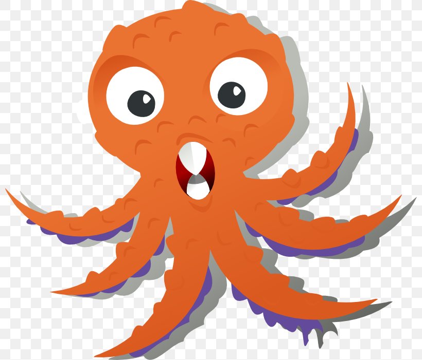 Octopus Cartoon Monster Clip Art, PNG, 800x701px, Octopus, Cartoon, Cephalopod, Color, Drawing Download Free
