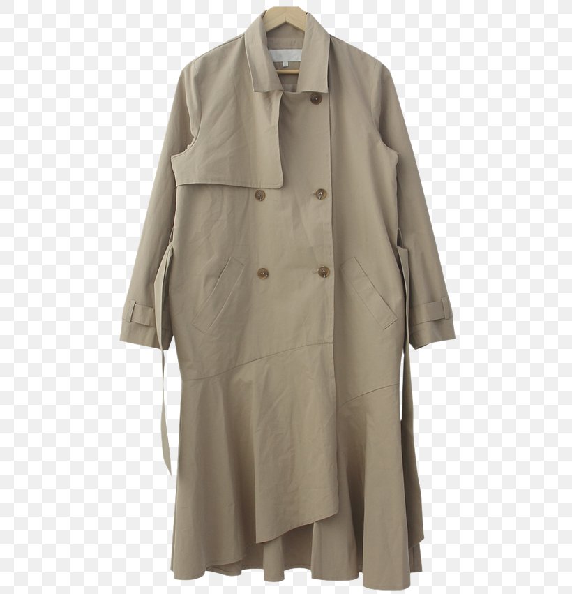 Trench Coat Clothes Hanger Khaki Overcoat Clothing, PNG, 495x851px, Trench Coat, Beige, Clothes Hanger, Clothing, Coat Download Free