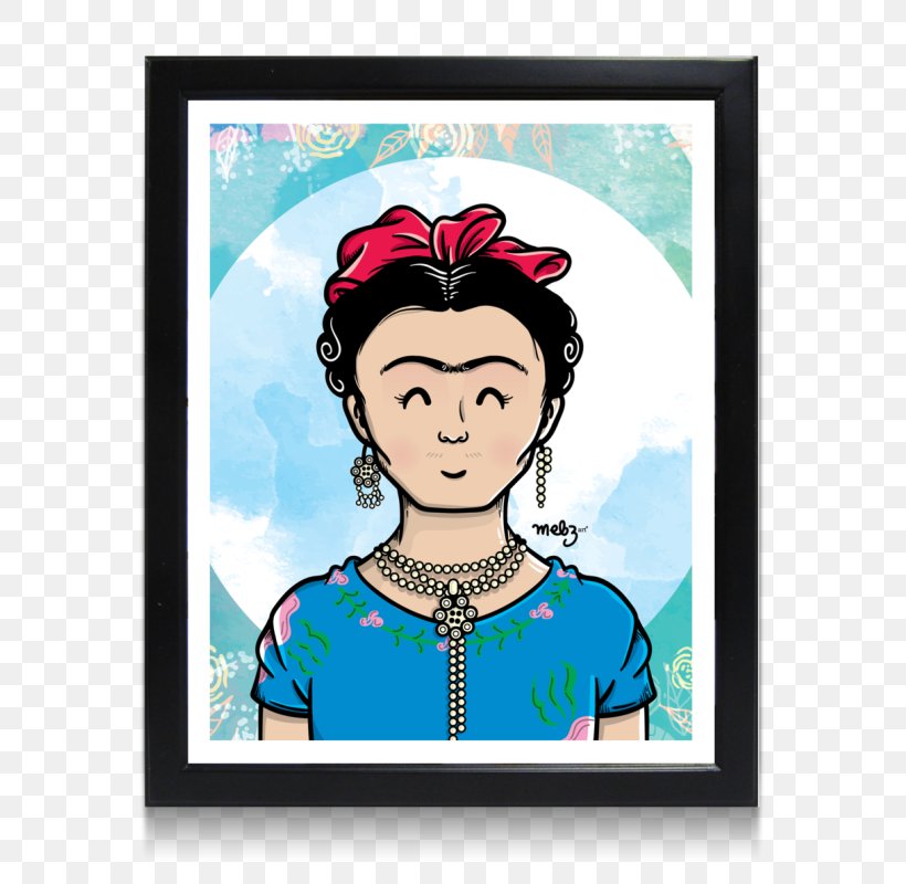 Frida: A Biography Of Frida Kahlo Artist T-shirt Mexico Illustration, PNG, 673x800px, Frida A Biography Of Frida Kahlo, Art, Artist, Black Hair, Cartoon Download Free
