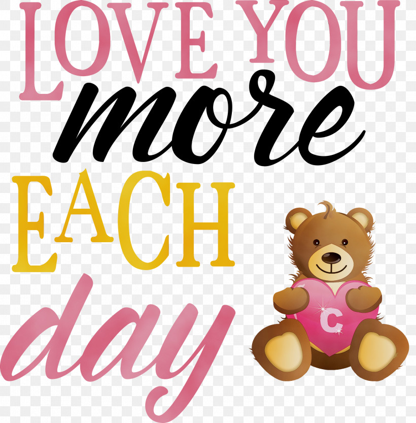 Teddy Bear, PNG, 2950x3000px, Valentines Day, Bears, Cartoon, Meter, Paint Download Free