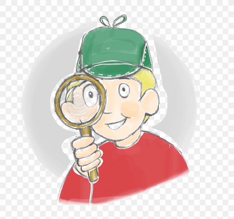 Child Detective Thought Drawing, PNG, 2568x2408px, Child, Cartoon, Character, Christmas, Christmas Ornament Download Free