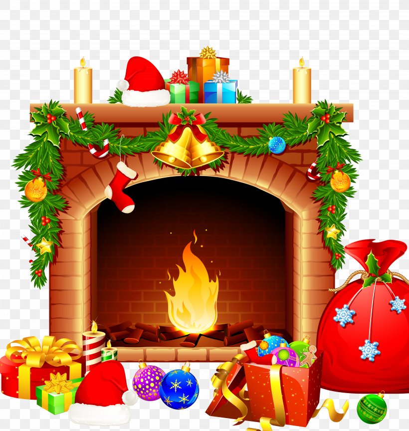 Christmas Tree Fireplace Throw Pillows, PNG, 3805x4011px, Christmas, Christmas Decoration, Christmas Ornament, Christmas Stockings, Christmas Tree Download Free