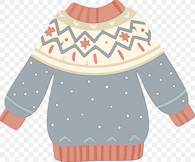 Clothing White Sleeve Pink Sweater, PNG, 2957x2458px, Christmas Sweater, Baby Toddler Clothing, Cartoon Sweater, Clothing, Outerwear Download Free