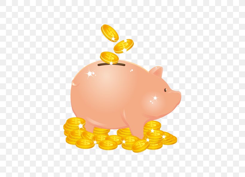 Domestic Pig Piggy Bank Money, PNG, 595x595px, Domestic Pig, Bank, Finance, Financial Transaction, Food Download Free