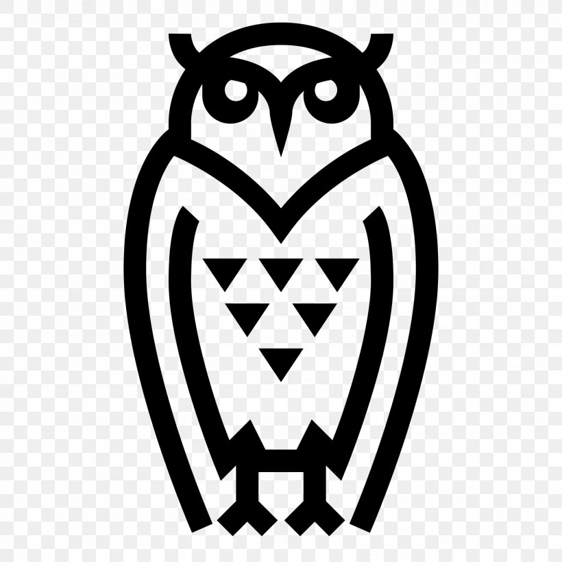 Owl Download, PNG, 1600x1600px, Owl, Beak, Bird, Bird Of Prey, Black And White Download Free