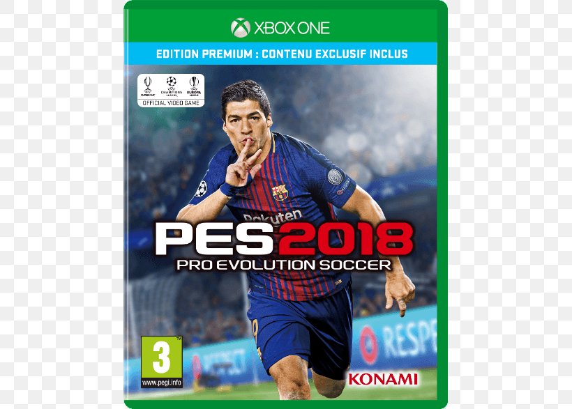 Pro Evolution Soccer 2018 Pro Evolution Soccer 2017 Xbox One Video Game Sports Game, PNG, 786x587px, Pro Evolution Soccer 2018, Advertising, Championship, Electronic Device, Gadget Download Free