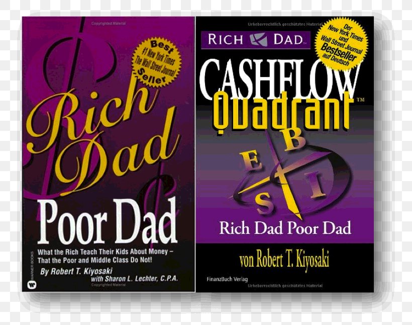 Rich Dad Poor Dad Rich Dad's Cashflow Quadrant: Rich Dad's Guide To Financial Freedom Book Logo Brand, PNG, 798x646px, Rich Dad Poor Dad, Advertising, Book, Brand, Flyer Download Free