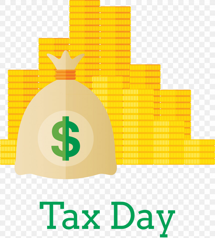 Tax Day, PNG, 2710x3000px, Tax Day, Logo, Yellow Download Free