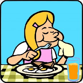 Eat - Breakfast Egg Sandwich Eating Clip Art PNG