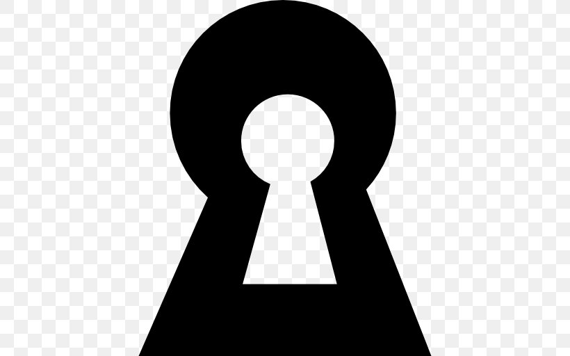 Keyhole Clip Art, PNG, 512x512px, Keyhole, Black And White, Lock, Shape, Silhouette Download Free